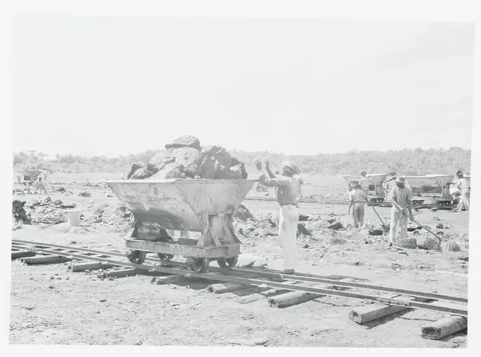 Framed Print : Workers Loading Wagon with Rocks Framed Print : Workers Loading Wagon with Rocks