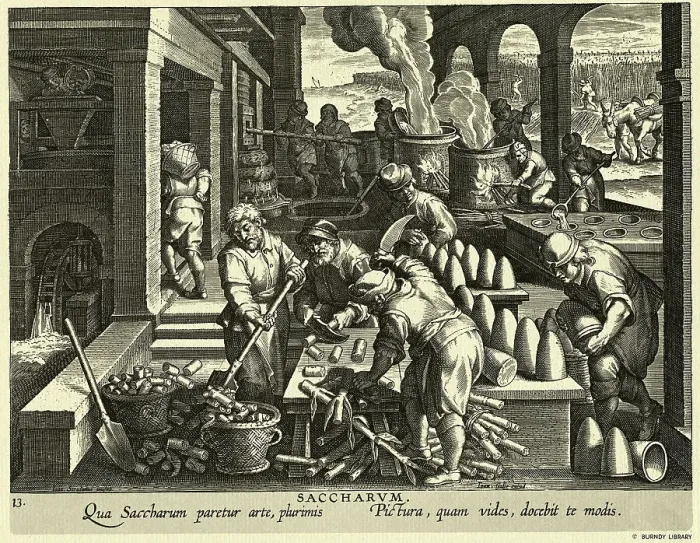 Framed Print : Workers Working with Sugar Press Framed Print : Workers Working with Sugar Press