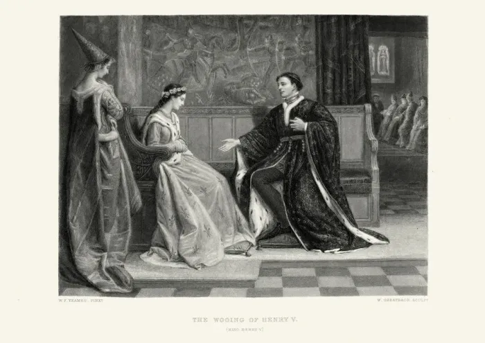 Framed Print : Works of William Shakespeare - King Henry V Framed Print : Works of William Shakespeare - King Henry V