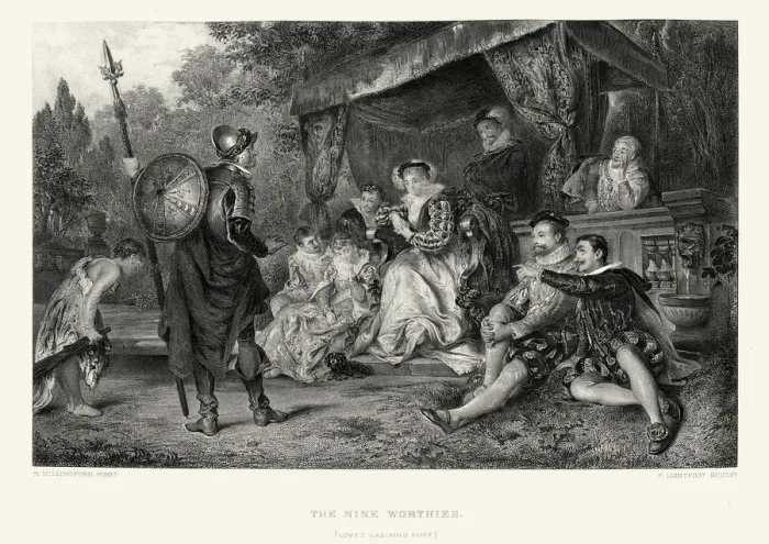 Framed Print : Works of William Shakespeare - Loves Labours Lost Framed Print : Works of William Shakespeare - Loves Labours Lost