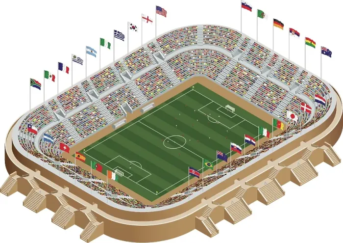 Framed Print : World Cup Stadium