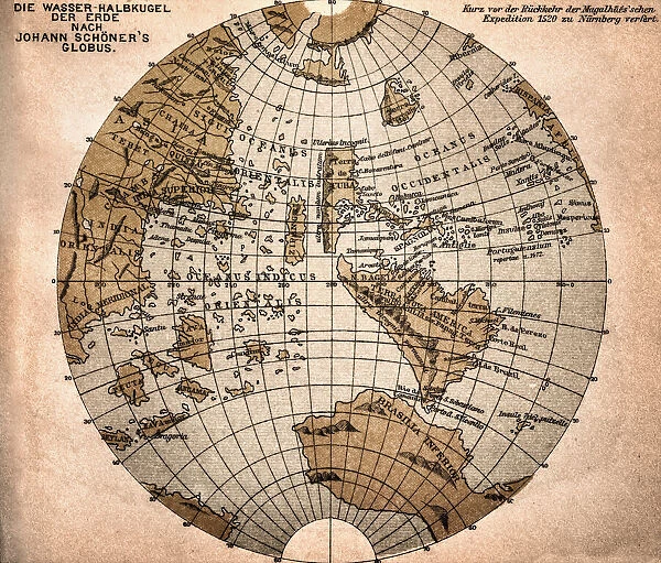 World map from 1520
