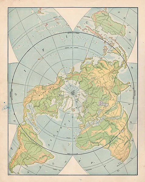 World map 1898