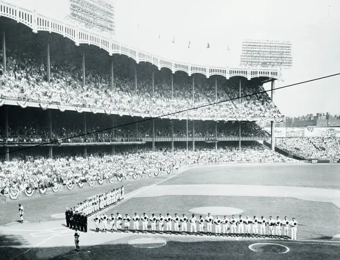 Framed Print : World Series Opens with Prayer for Ike Framed Print : World Series Opens with Prayer for Ike
