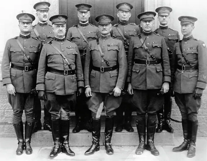 Framed Print : World War I Military Officers Posing Together Framed Print : World War I Military Officers Posing Together