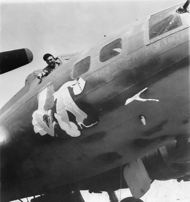 Framed Print : World War II Airplane Nose Art Framed Print : World War II Airplane Nose Art