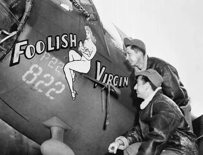 Framed Print : World War II Airplane Nose Art Framed Print : World War II Airplane Nose Art