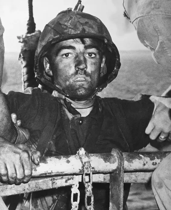 Framed Print : World War Ii Soldier With Fatigue Framed Print : World War Ii Soldier With Fatigue