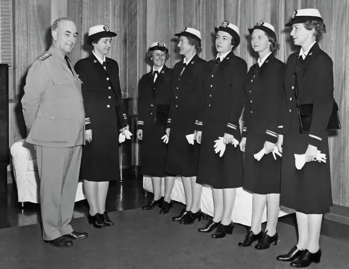 Framed Print : World War Two United States Naval Reserve WAVES 1942 Framed Print : World War Two United States Naval Reserve WAVES 1942