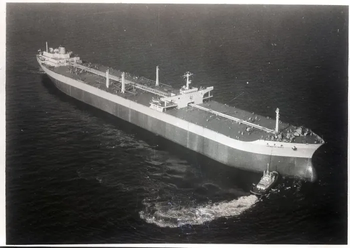 Framed Print : World'S Biggest Tanker--1966 Framed Print : World'S Biggest Tanker--1966