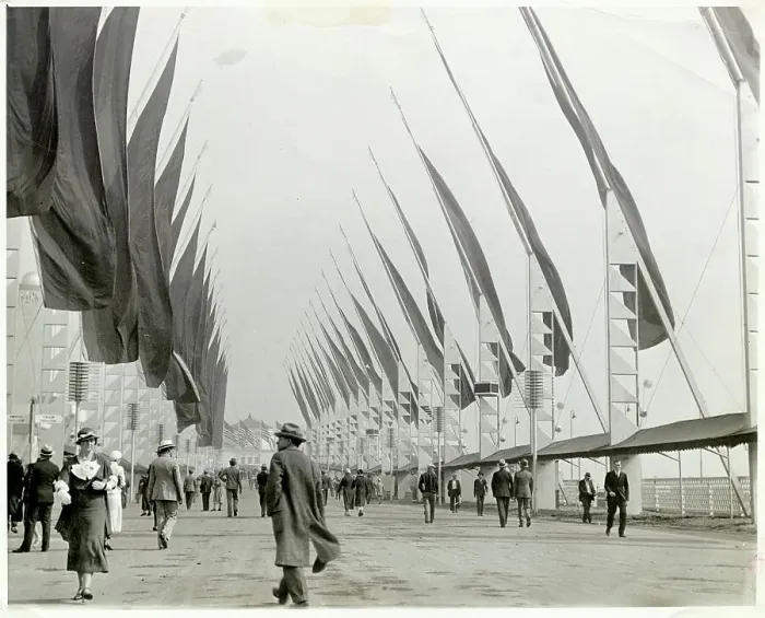 Framed Print : World's Fair Entrance Framed Print : World's Fair Entrance