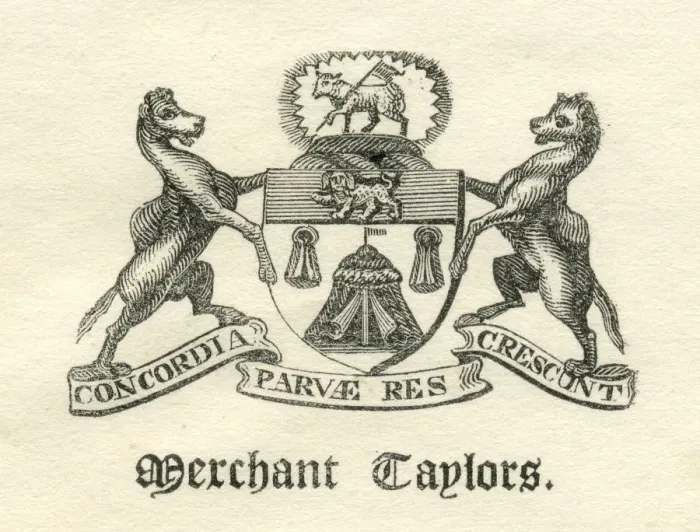 Framed Print : Worshipful Company of Merchant Taylors armorial