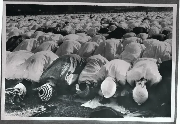 Framed Print : Worshippers Praying Together Framed Print : Worshippers Praying Together