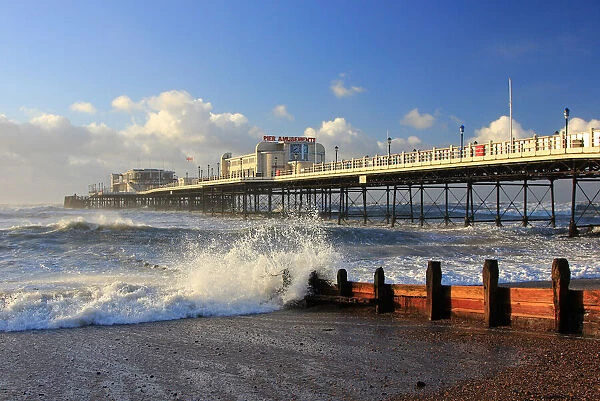 Worthing Pier just after sunrise