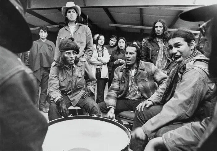 Framed Print : Wounded Knee Occupation, 1973 Framed Print : Wounded Knee Occupation, 1973