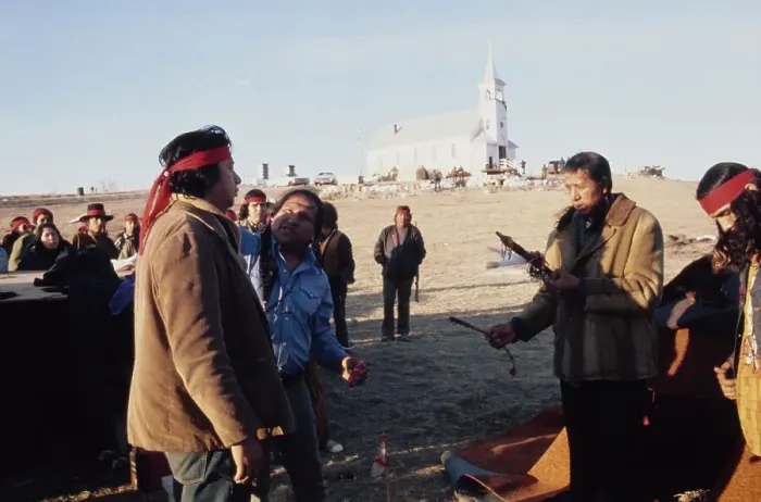 Framed Print : Wounded Knee Occupation, 1973 Framed Print : Wounded Knee Occupation, 1973