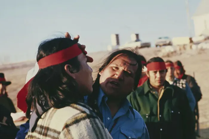 Framed Print : Wounded Knee Occupation, 1973 Framed Print : Wounded Knee Occupation, 1973