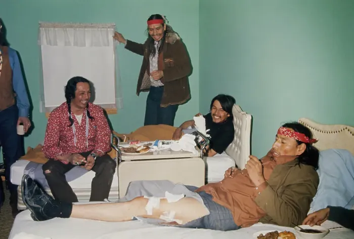 Framed Print : Wounded Knee Occupation, 1973 Framed Print : Wounded Knee Occupation, 1973