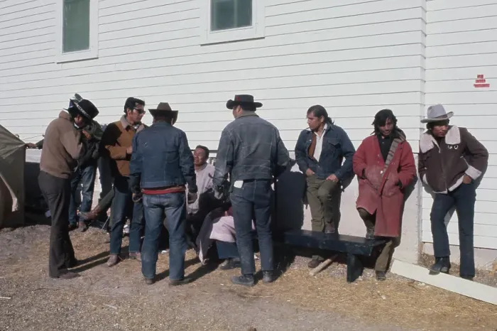 Framed Print : Wounded Knee Occupation, 1973 Framed Print : Wounded Knee Occupation, 1973