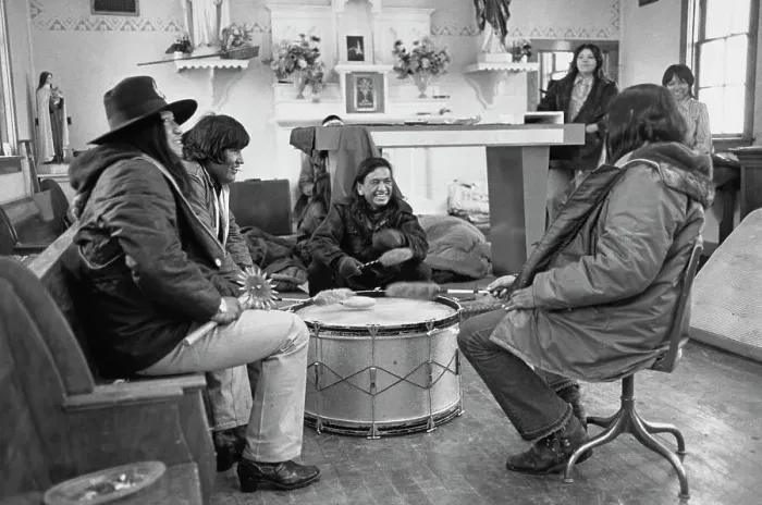 Framed Print : Wounded Knee Occupation, 1973 Framed Print : Wounded Knee Occupation, 1973