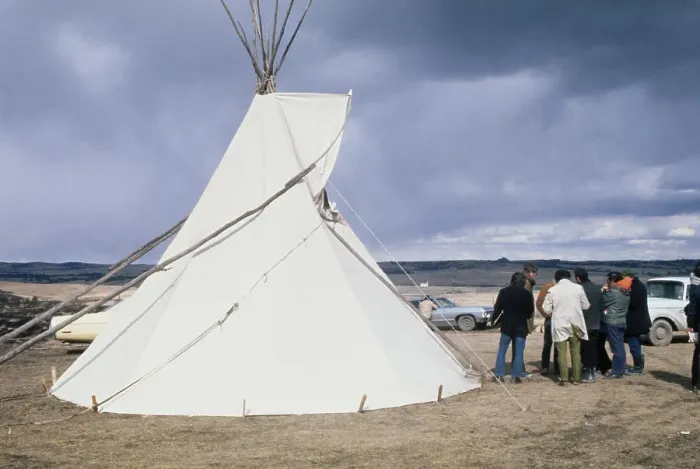 Framed Print : Wounded Knee Occupation, 1973 Framed Print : Wounded Knee Occupation, 1973