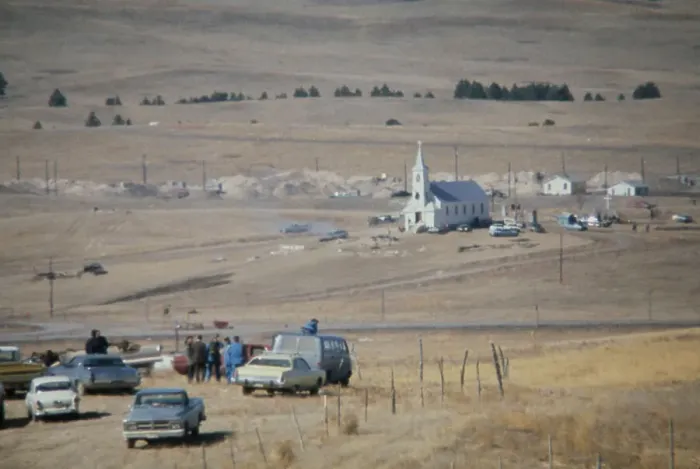 Framed Print : Wounded Knee Occupation, 1973 Framed Print : Wounded Knee Occupation, 1973