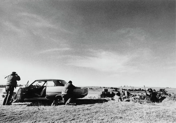 Framed Print : Wounded Knee Occupation, 1973