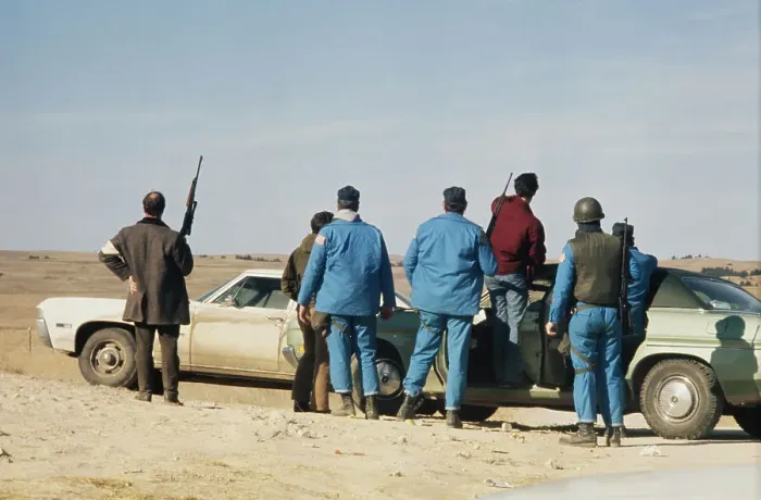 Framed Print : Wounded Knee Occupation, 1973 Framed Print : Wounded Knee Occupation, 1973