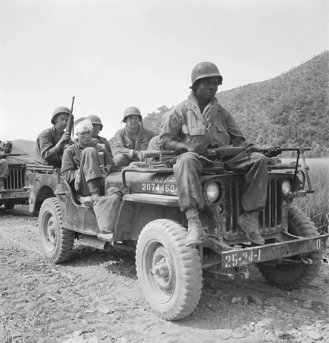 Framed Print : Wounded Soldier in Jeep Framed Print : Wounded Soldier in Jeep