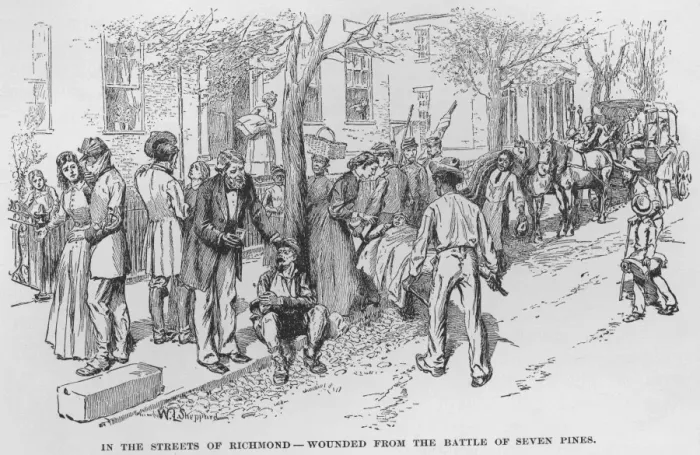 Framed Print : Wounded Soldiers