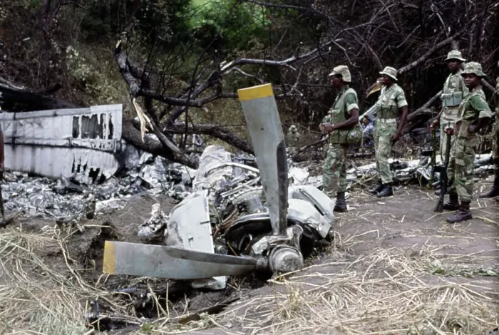 Framed Print : Wreckage Of Civilian Airliner Framed Print : Wreckage Of Civilian Airliner