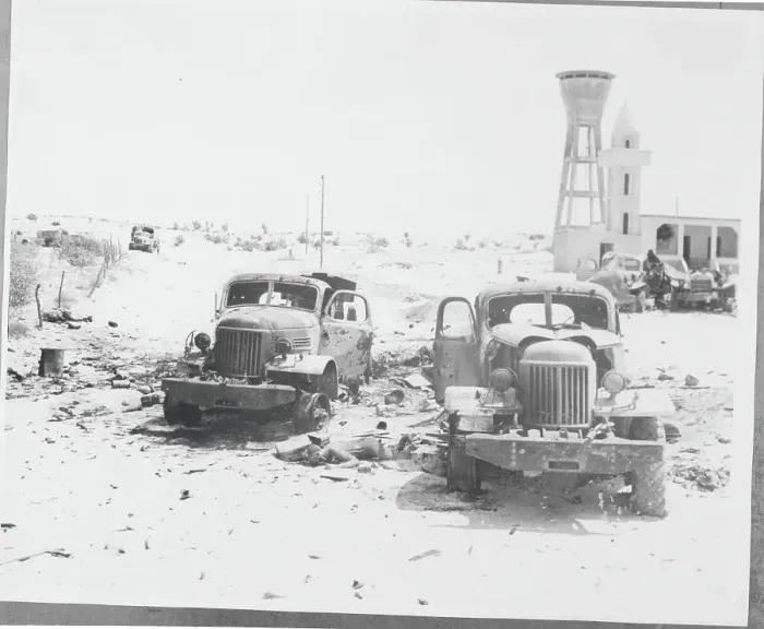 Framed Print : Wrecked Trucks in Gaza After the Six Day War 1967 Framed Print : Wrecked Trucks in Gaza After the Six Day War 1967