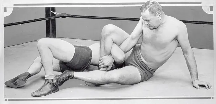 Framed Print : Wrestlers on The Floor and in Action Framed Print : Wrestlers on The Floor and in Action