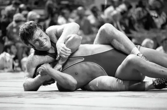 Framed Print : Wrestling Action at the 1976 Olympics Framed Print : Wrestling Action at the 1976 Olympics