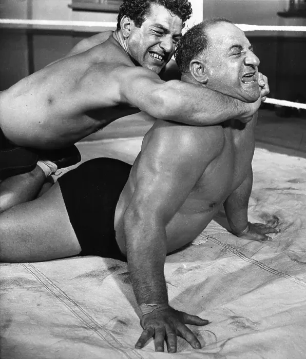 Framed Print : Wrestling Action Framed Print : Wrestling Action