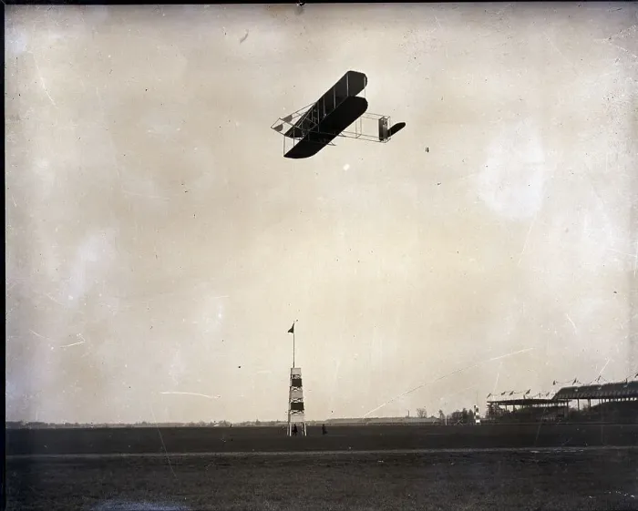 Framed Print : Wright Bros Airplane Flying Over Flag Framed Print : Wright Bros Airplane Flying Over Flag