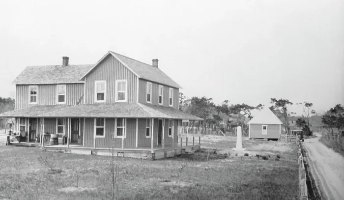 Framed Print : Wright Brothers House in Kitty Hawk Framed Print : Wright Brothers House in Kitty Hawk