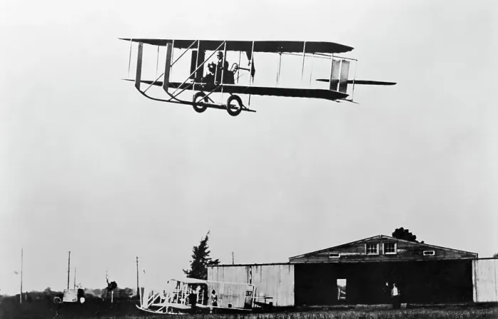Framed Print : Wright Brothers Model E Plane Framed Print : Wright Brothers Model E Plane