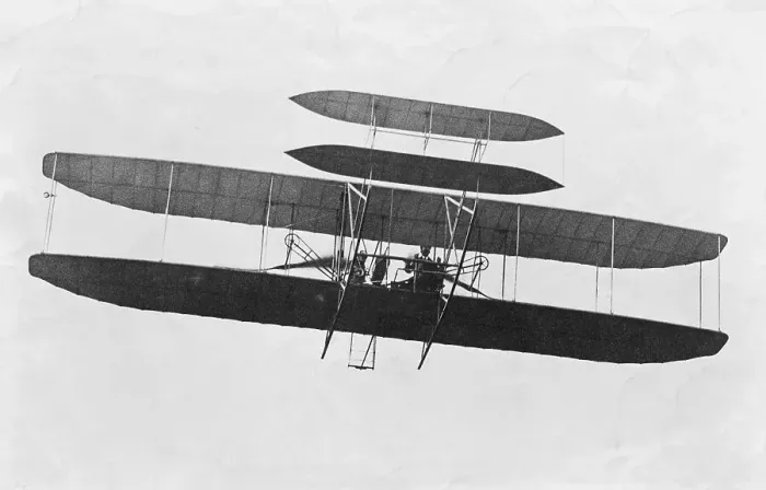 Framed Print : Wright Military Plane in Flight Framed Print : Wright Military Plane in Flight