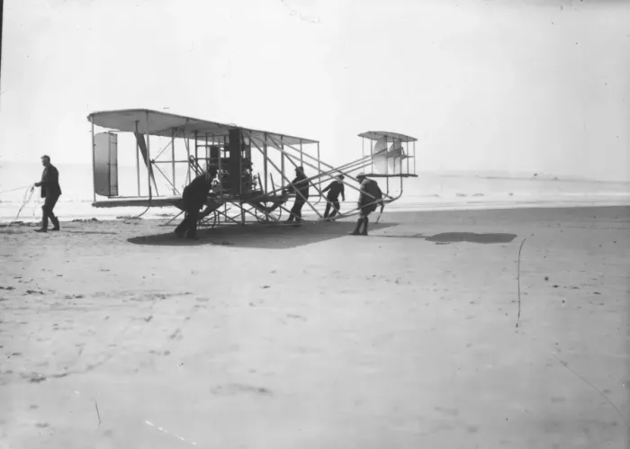 Framed Print : Wrights Biplane Framed Print : Wrights Biplane