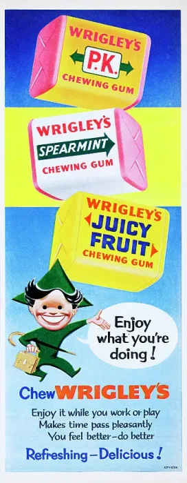 Framed Print : Wrigley's Chewing Gum Framed Print : Wrigley's Chewing Gum
