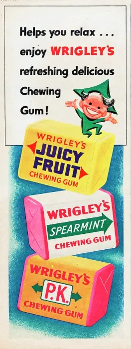 Framed Print : Wrigley's Chewing Gum Framed Print : Wrigley's Chewing Gum