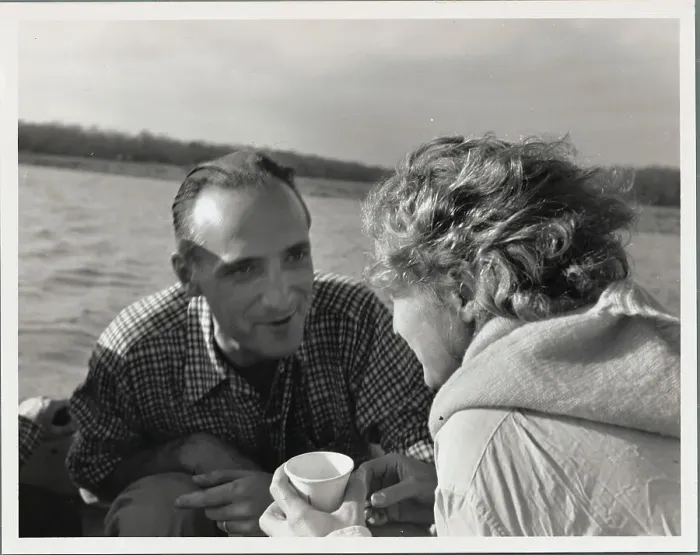 Framed Print : Writer Robert Penn Warren with His Wife Eleanor Framed Print : Writer Robert Penn Warren with His Wife Eleanor