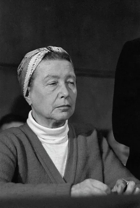 Framed Print : Writer Simone de Beauvoir Framed Print : Writer Simone de Beauvoir