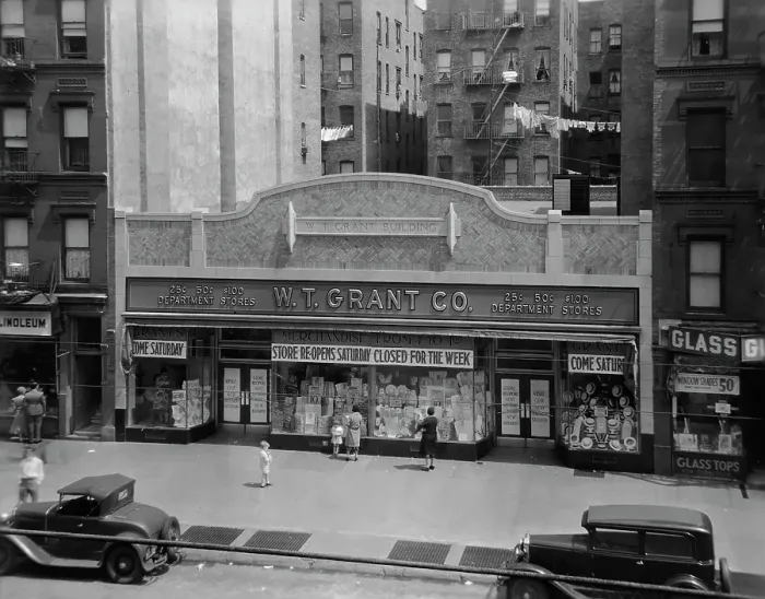 Framed Print : W.T. Grant's Dept. Store