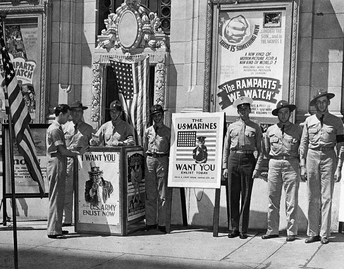 Framed Print : WWII Military Recruitment Framed Print : WWII Military Recruitment