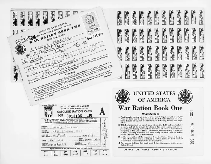 Framed Print : Wwii Of Ration Books, Gas Ration Framed Print : Wwii Of Ration Books, Gas Ration