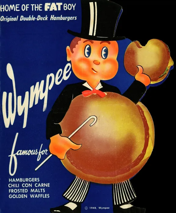 Framed Print : Wympee. USA - 1948: A menu for Wympee reads 'Wympee Framed Print : Wympee. USA - 1948: A menu for Wympee reads 'Wympee