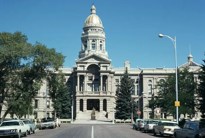 Framed Print : Wyoming State Capitol Building Framed Print : Wyoming State Capitol Building