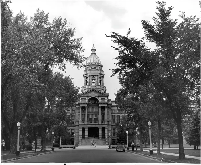 Framed Print : Wyoming State Capitol In Cheyenne Framed Print : Wyoming State Capitol In Cheyenne
